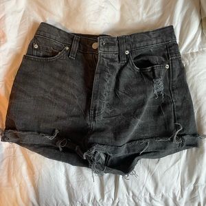 Urban Outfitters Black Jean Shorts
